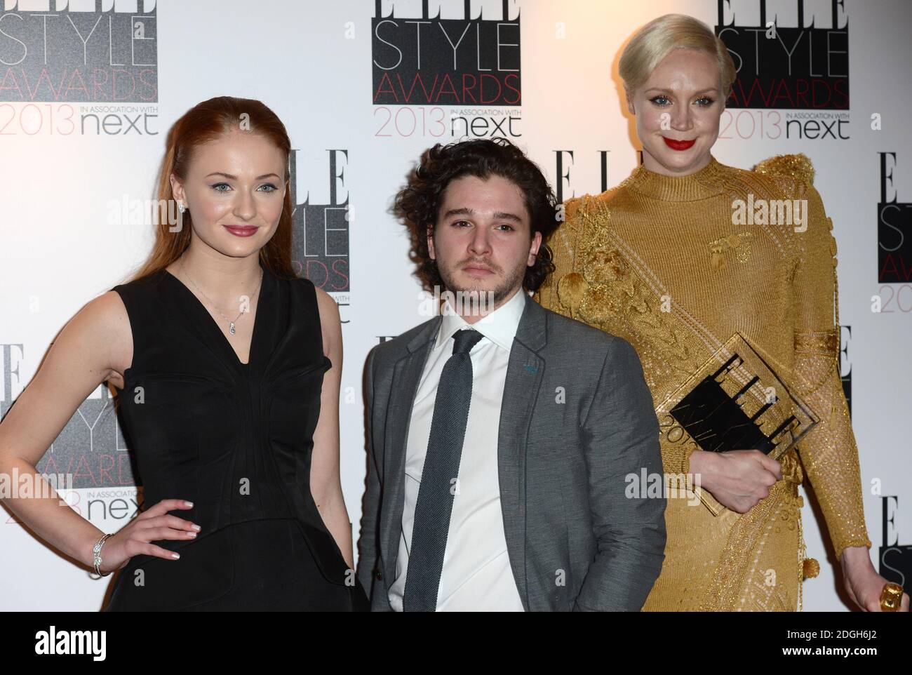 Sophie Turner, Kit Harington and Gwendoline Christie at the ELLE Style