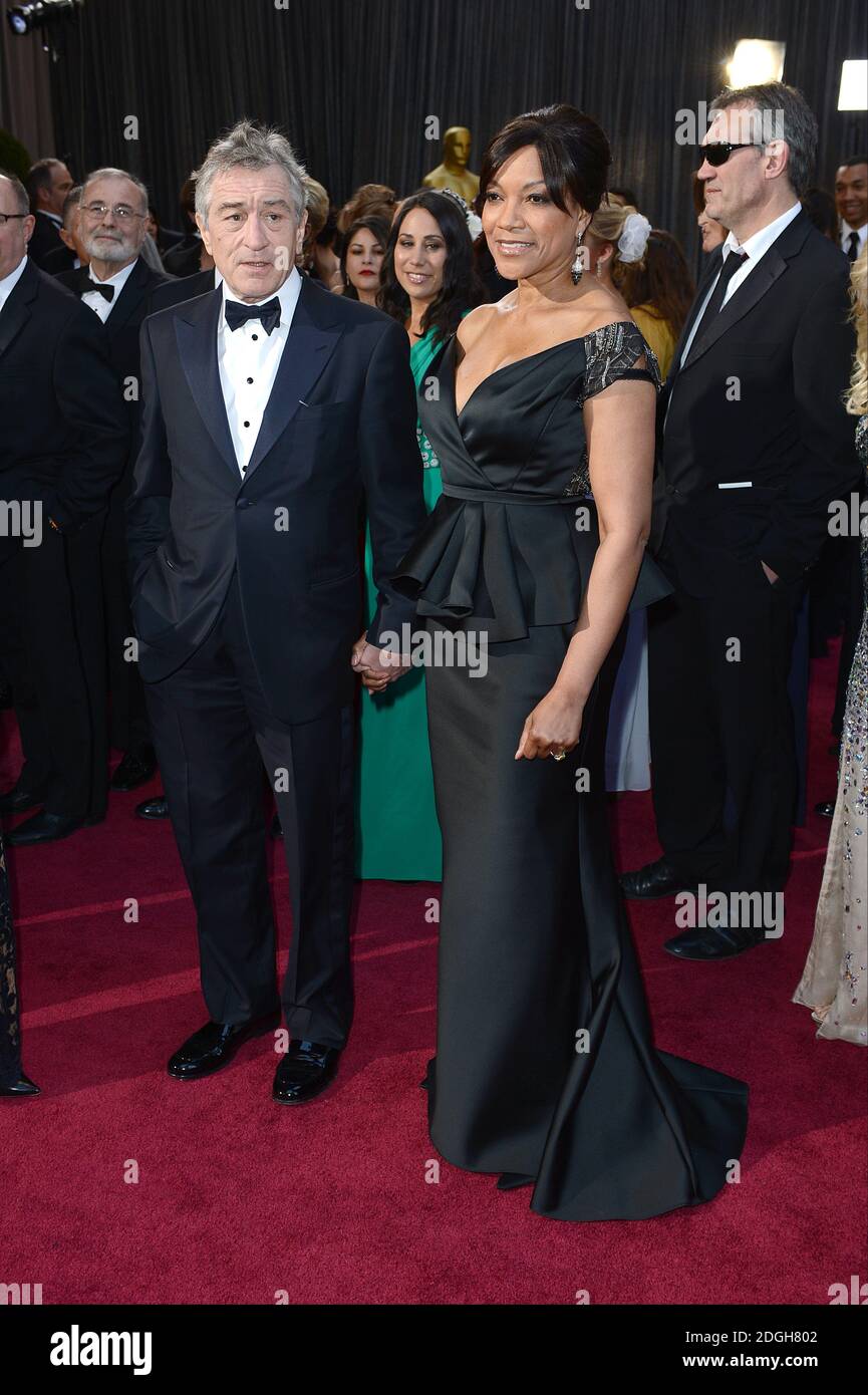 Robert De Niro Grace Hightower Arriving Academy Awards Dolby Theatre Hi Res Stock Photography