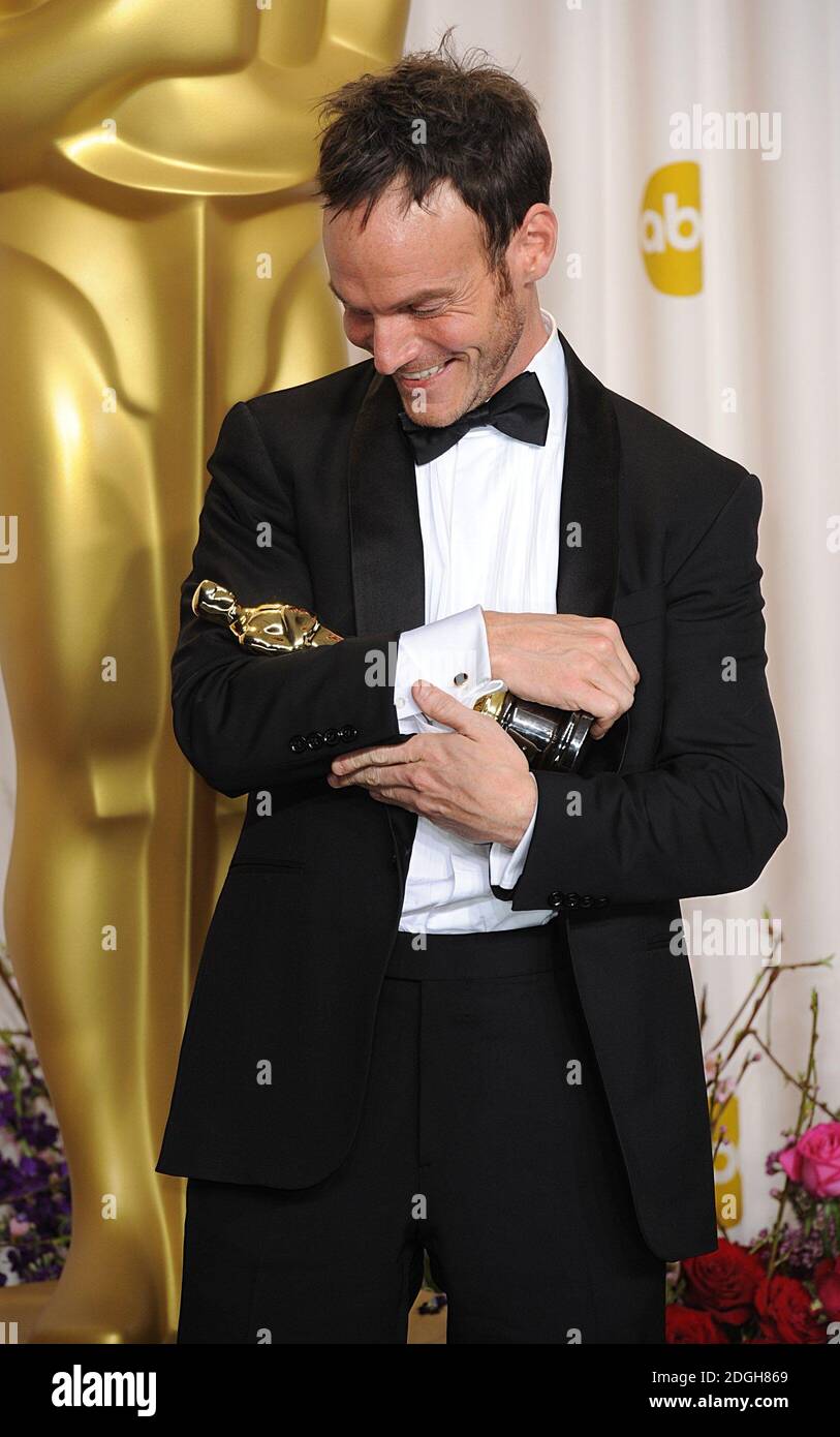 Chris Terrio with his Oscar for Adapted Screenplay received for Argo at ...