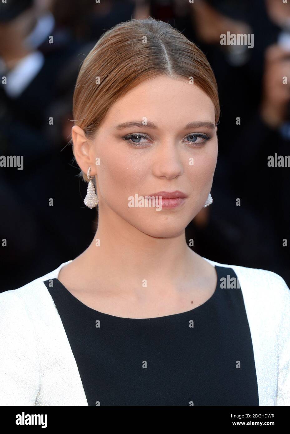 Lea Seydoux arriving at the premiere of Zulu, and Closing Night