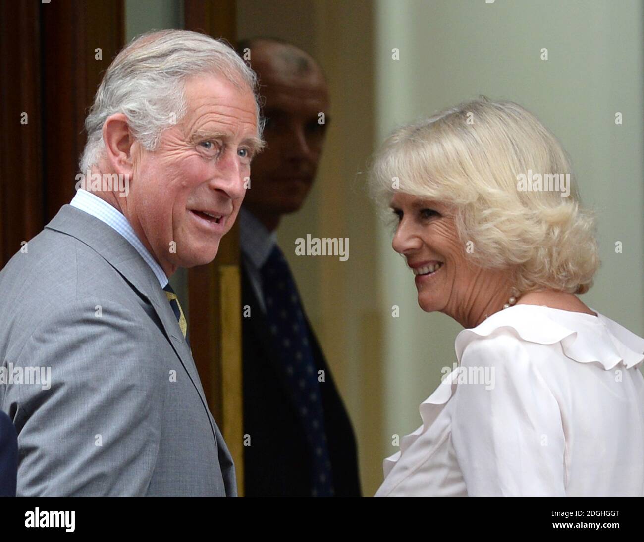 Prince Charles and The Duchess of Cornwall visiting Prince William