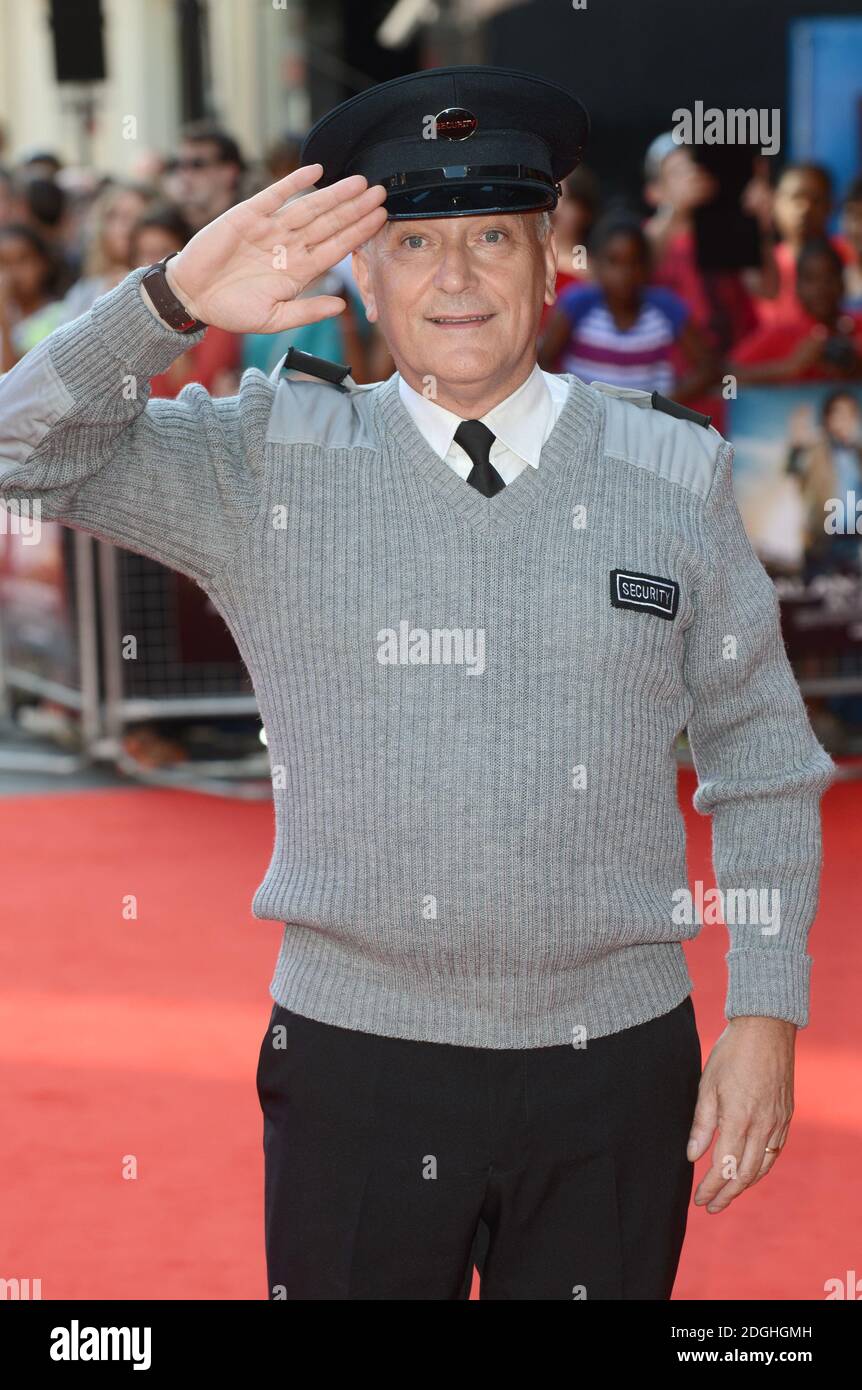 Simon Greenall arriving at the London Premiere of Alpha Papa, Vue Cinema, Leicester Square. Stock Photo