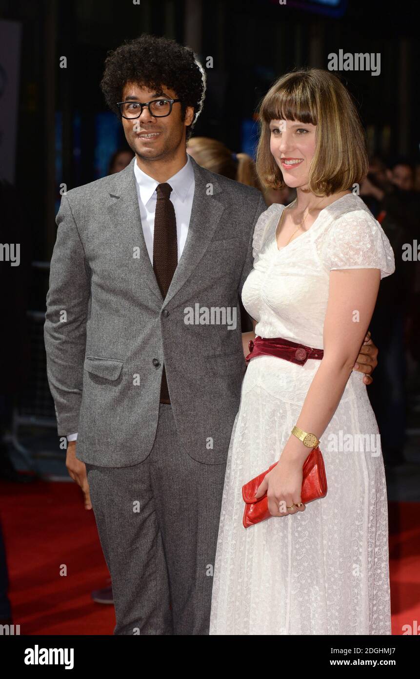 Richard Ayoade and wife Lydia Fox arriving at The Double Premiere, part of  the 57th BFI London Film Festival, Odeon Cinema, Leicester Square Stock  Photo - Alamy