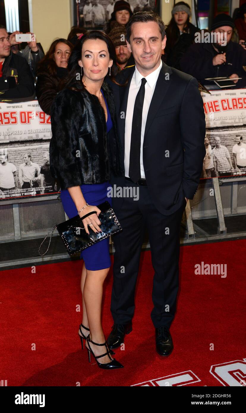 Gary neville wife emma neville hi-res stock photography and images - Alamy
