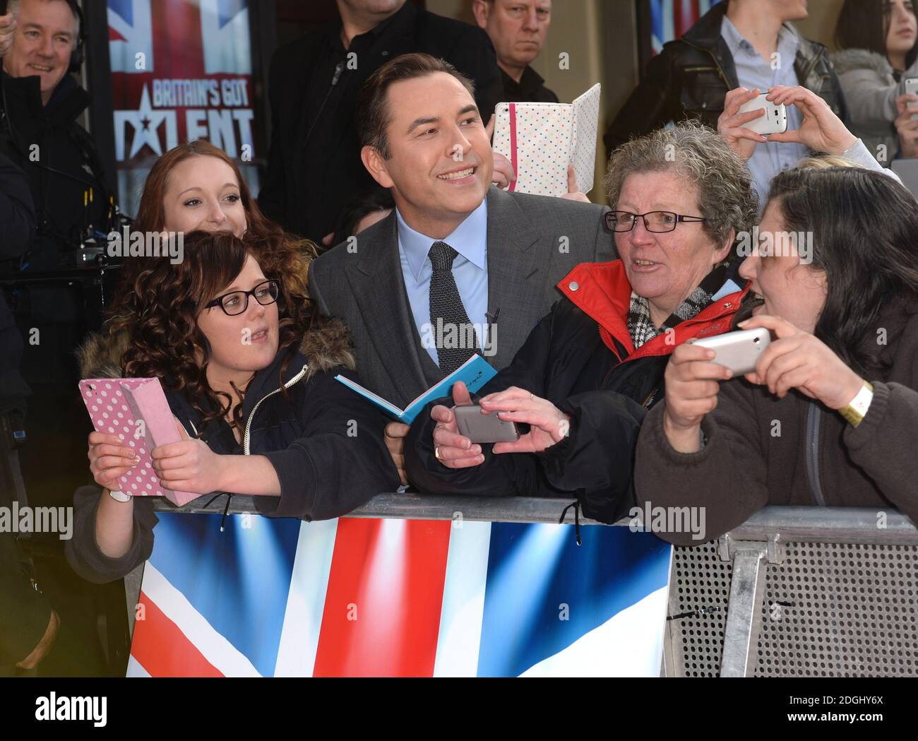 David Walliams arriving at the 2014 Britain's Got Talent Auditions