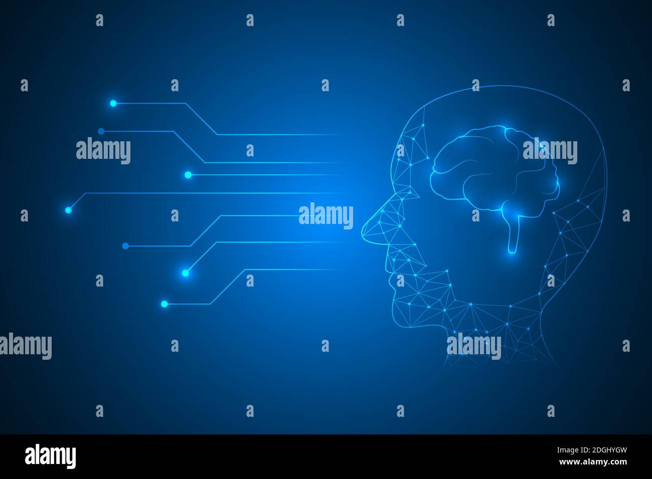 intelligence technology innovation abstract. binary code abstract ...