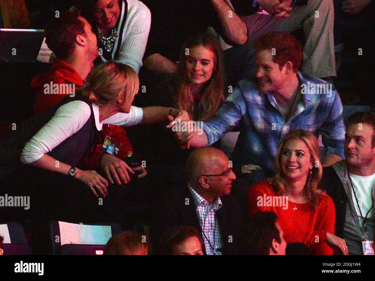 Prince Harry and Cressida Bonas at WE Day, Wembley Arena, London Stock  Photo - Alamy, image size:1300x975