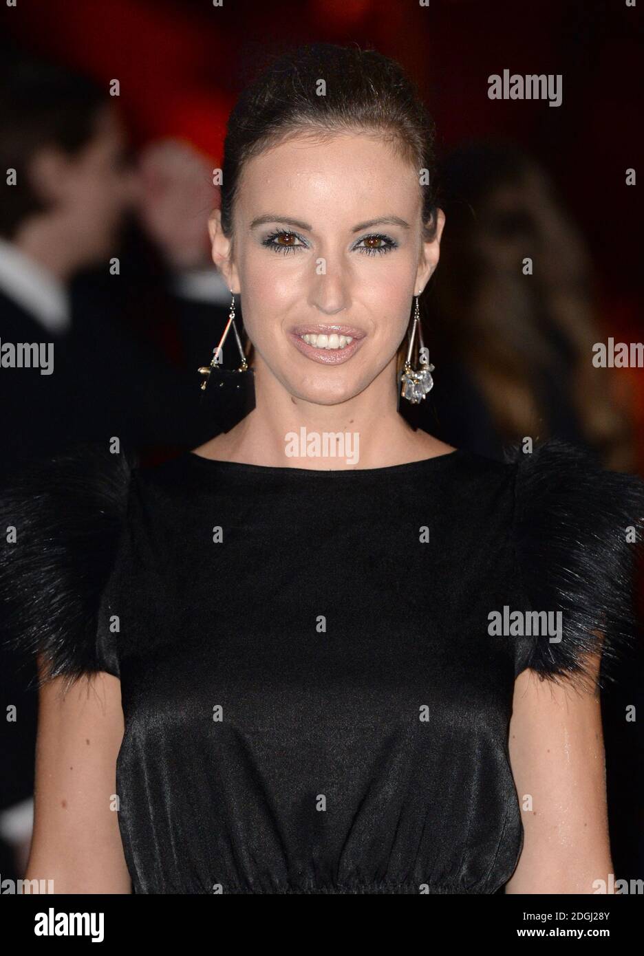 Charlie Webster arriving at the BAFTA Games Awards 2014, Tobacco Dock