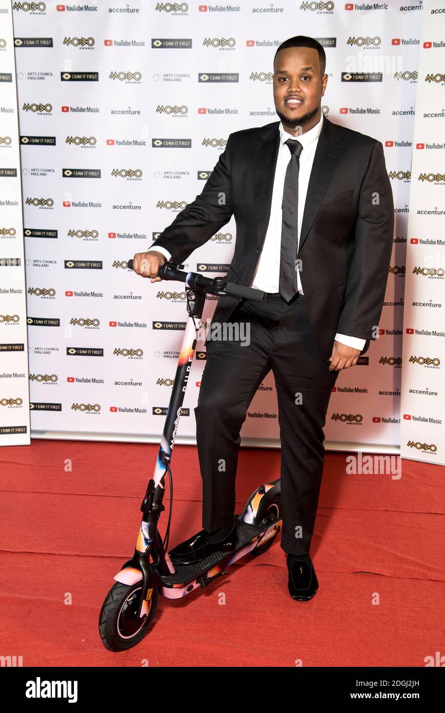 Chunkz during a photocall at Exhibition London in Shepherd s Bush