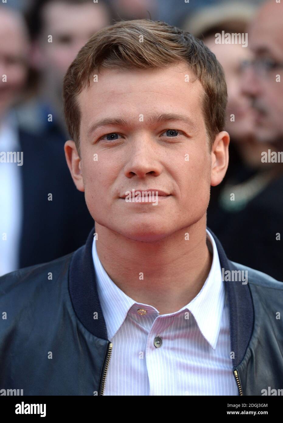 Ed Speleers arriving at the UK Premiere of Plastic, Odeon West End