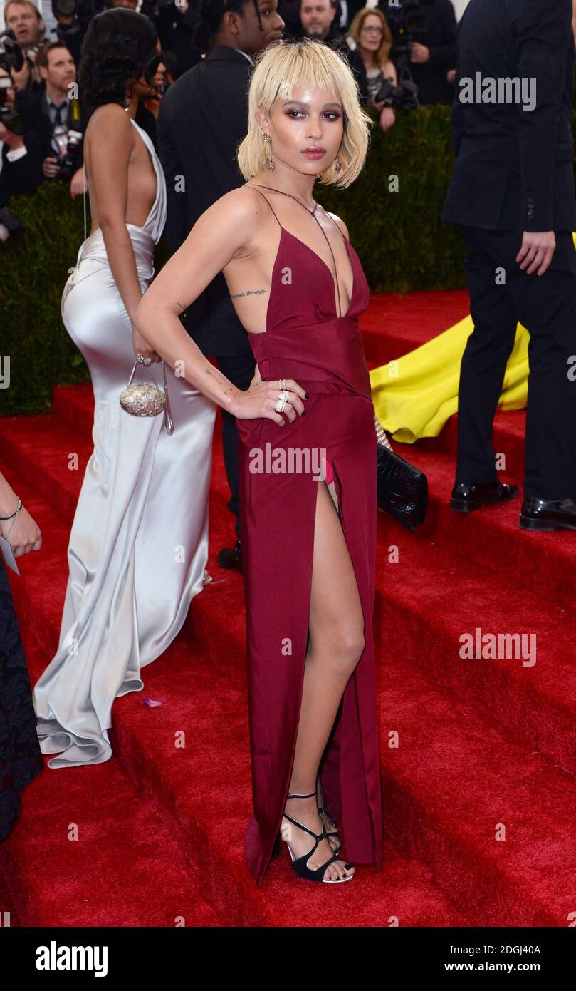 Zoe Kravitz arriving at the Costume Institute Benefit Met Gala