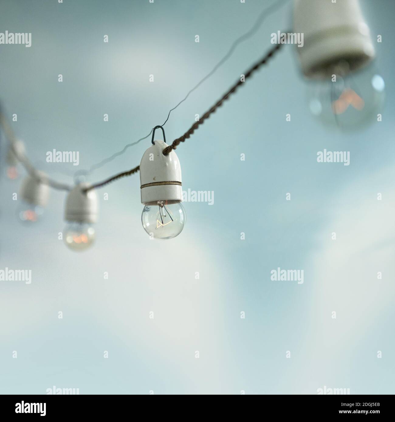 Vintage fairy lights Stock Photo Alamy