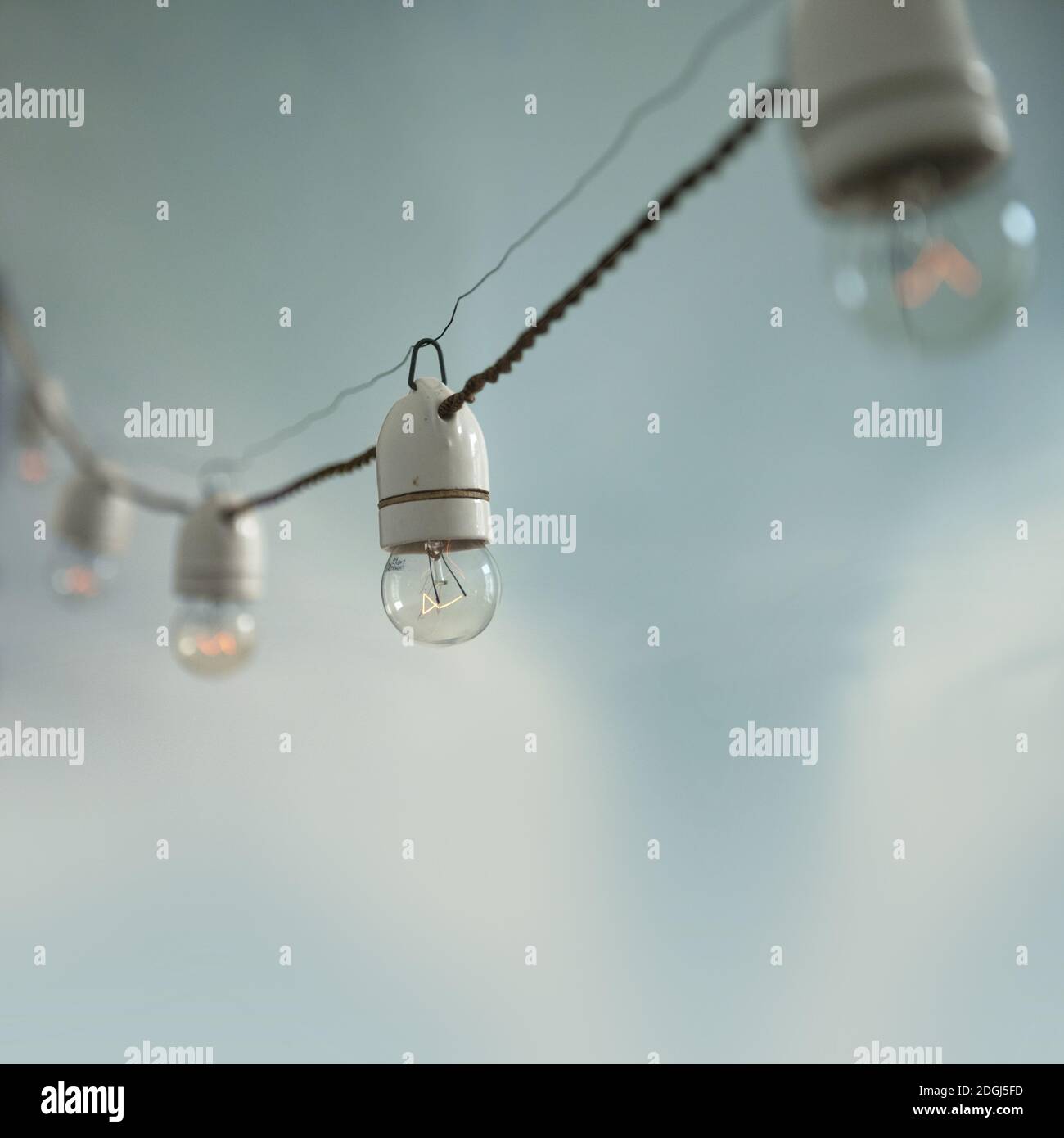 Vintage fairy lights Stock Photo Alamy