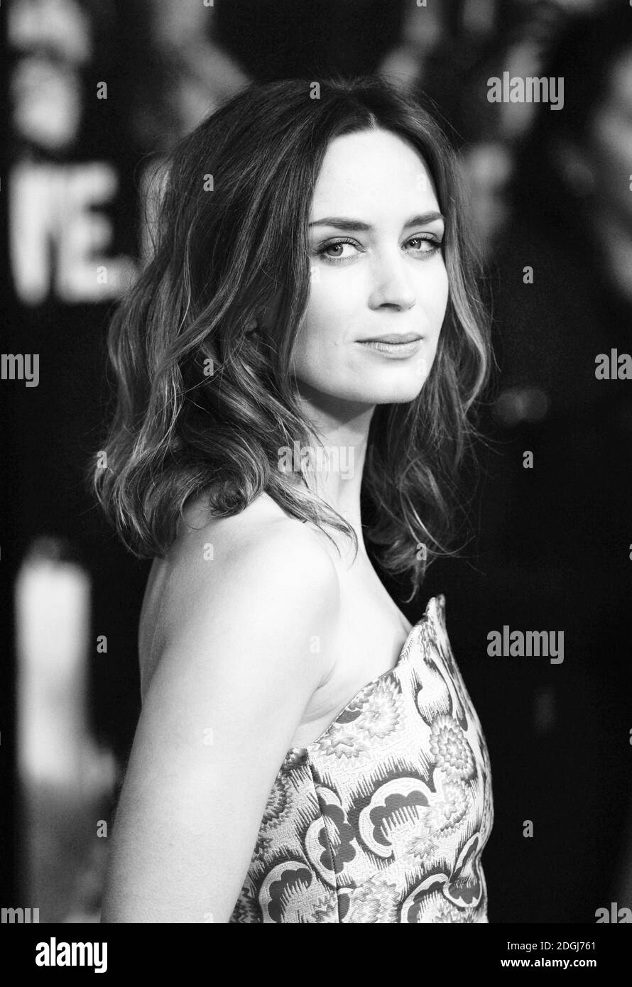 Emily Blunt arriving at the Edge of Tomorrow World Premiere, BFI IMAX