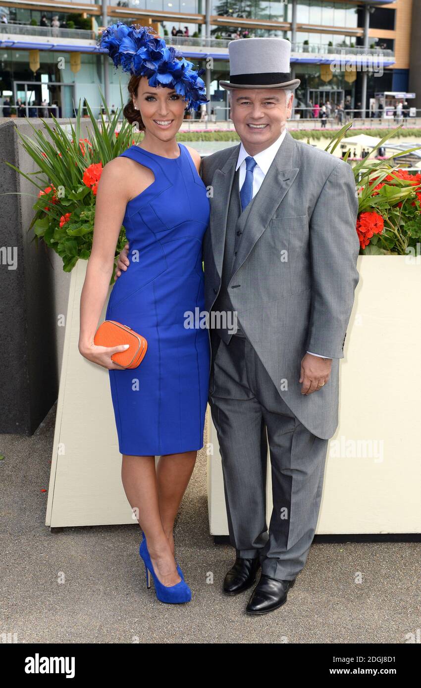 Isabel Webster and Eamonn Holmes arriving at the first day of Royal Ascot 2014, Ascot Racecourse, Berkshire. Stock Photo