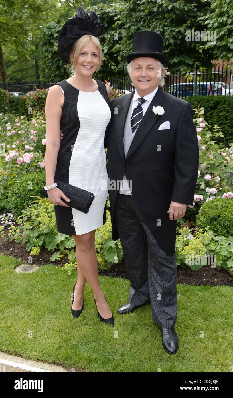 David Emanuel at Ladies Day, Royal Ascot 2014, Ascot Racecourse, Berkshire.  Stock Photo