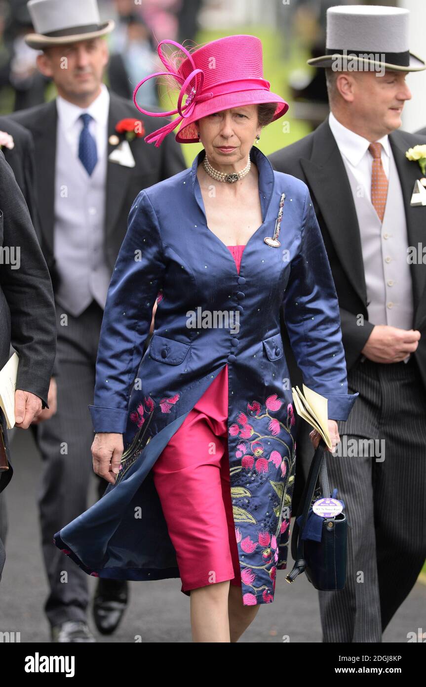 Princess Anne Royal Ascot Ascot High Resolution Stock Photography and ...