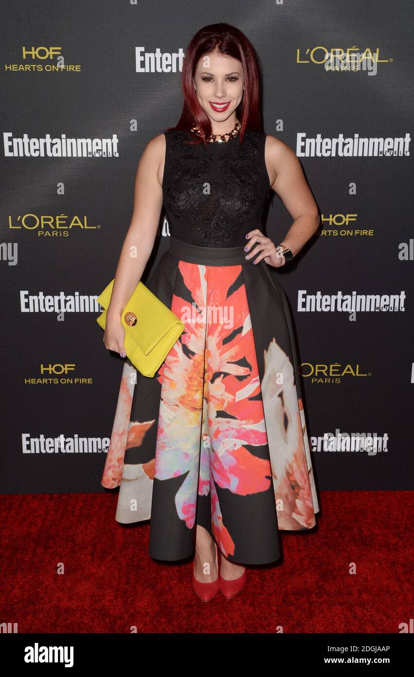 Jillian Rose Reed attends the 2014 Entertainment Weekly PreEmmy Party