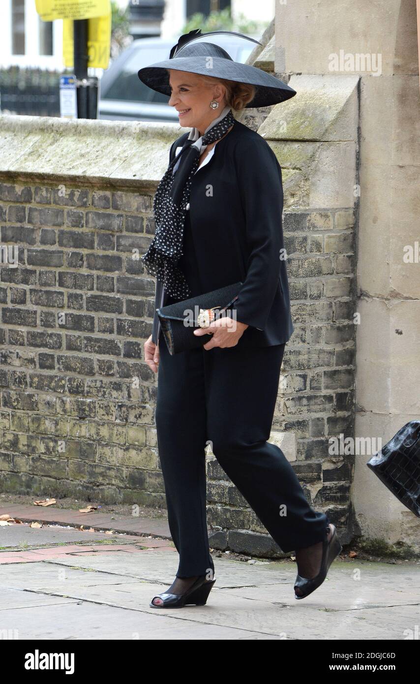 Princess Michael of Kent arriving at the Memorial Service for Mark ...