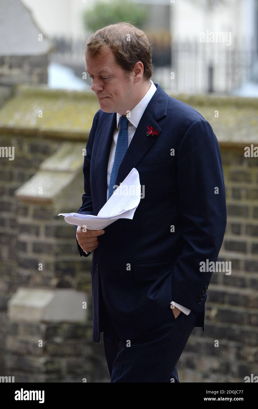 Tom Parker Bowles arriving at the Memorial Service for Mark Roland ...