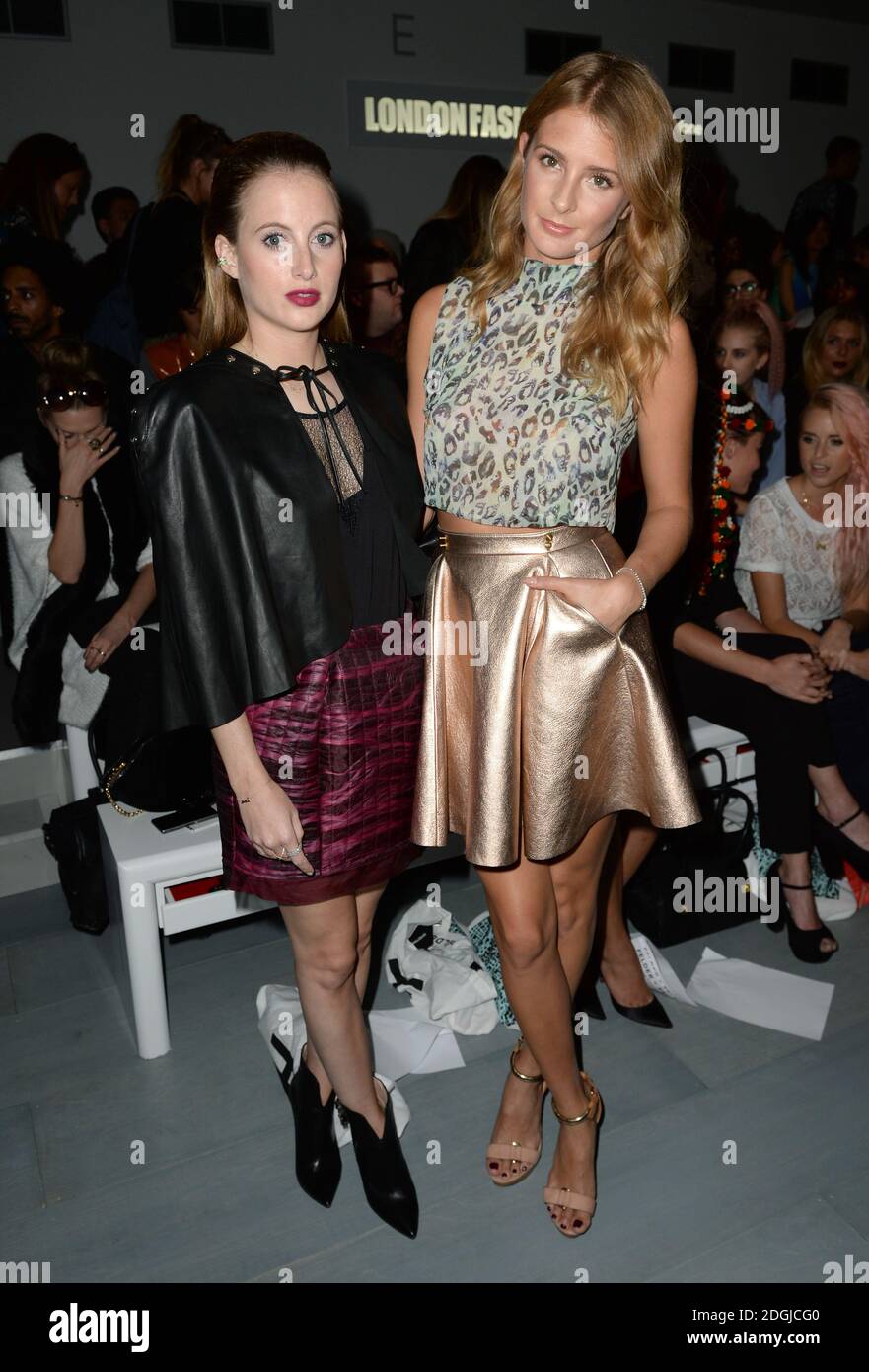 Rosie Fortescue and Millie Mackintosh at the Felder Felder Catwalk Show ...