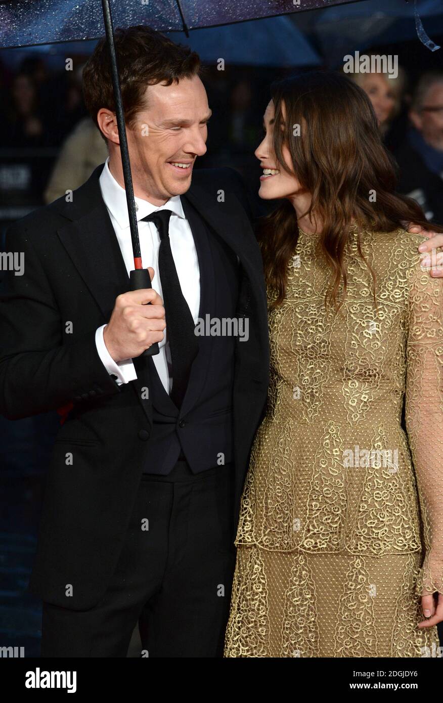 Benedict Cumberbatch and Keira Knightley attending The Imitation Game