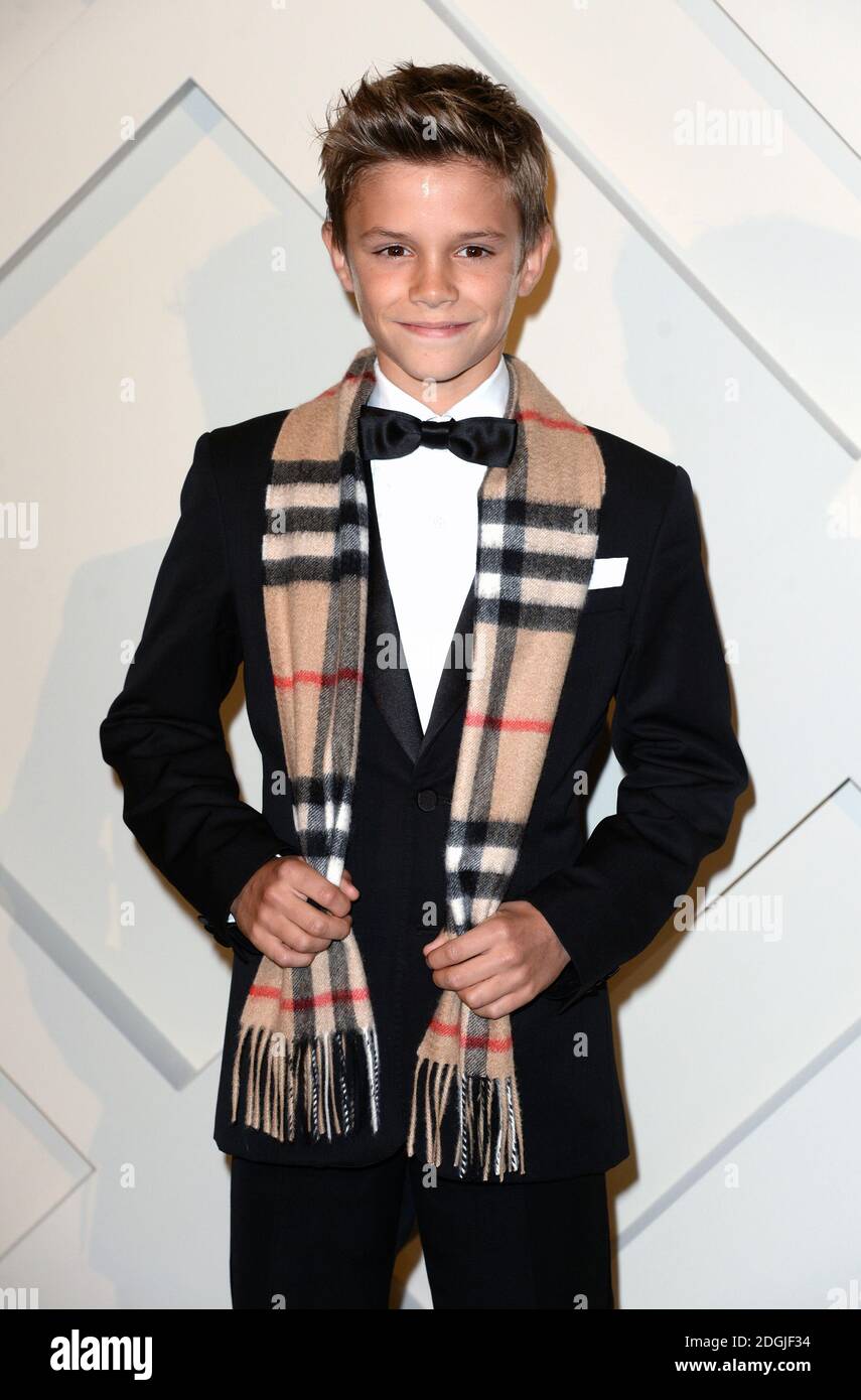 Page 2 - Romeo Beckham Burberry High Resolution Stock Photography and  Images - Alamy