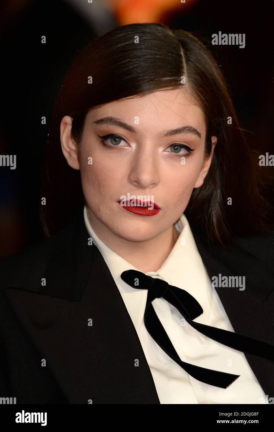 Lorde attending The Hunger Games Mockingjay Part 1 Premiere, Odeon