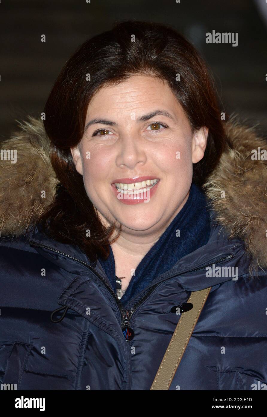 Kirstie Allsopp arriving at Hyde Park's Winter Wonderland, London Stock