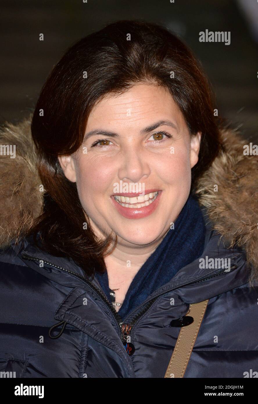 Kirstie Allsopp arriving at Hyde Park's Winter Wonderland, London Stock
