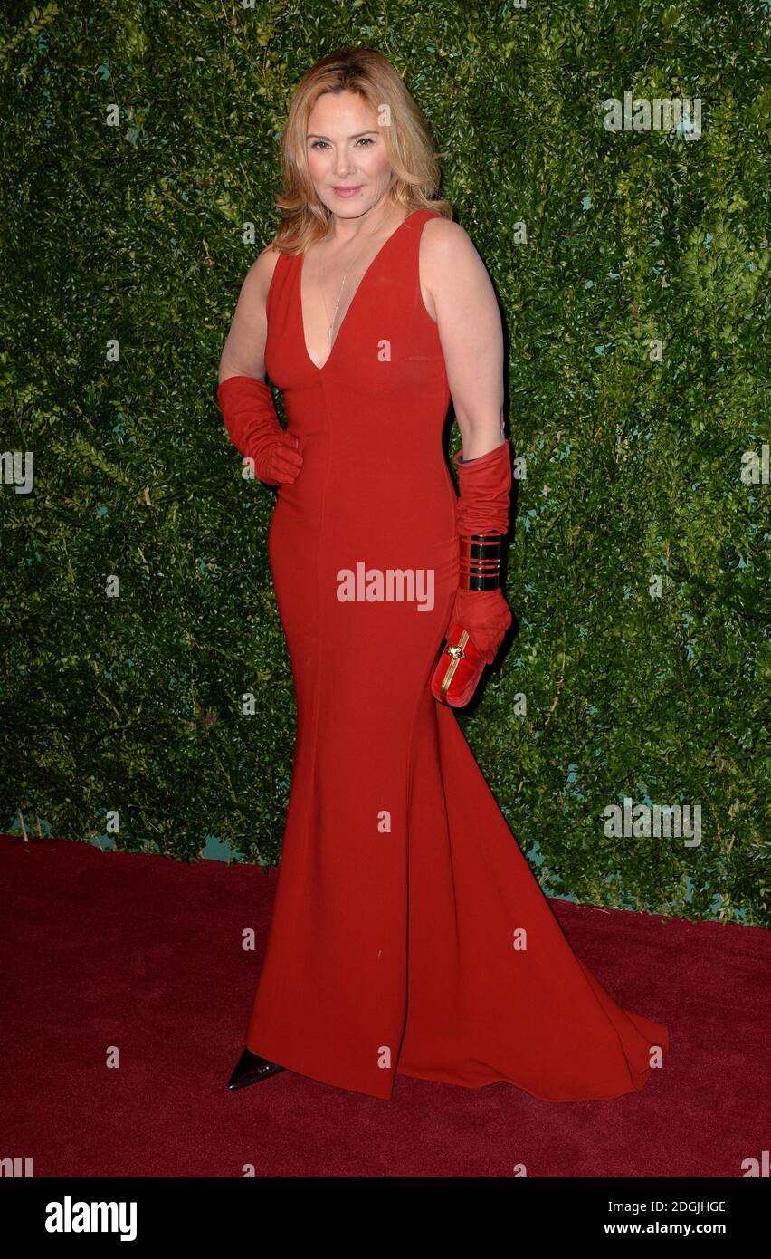Kim Cattrall arriving at the 60th annual Evening Standard Theatre ...