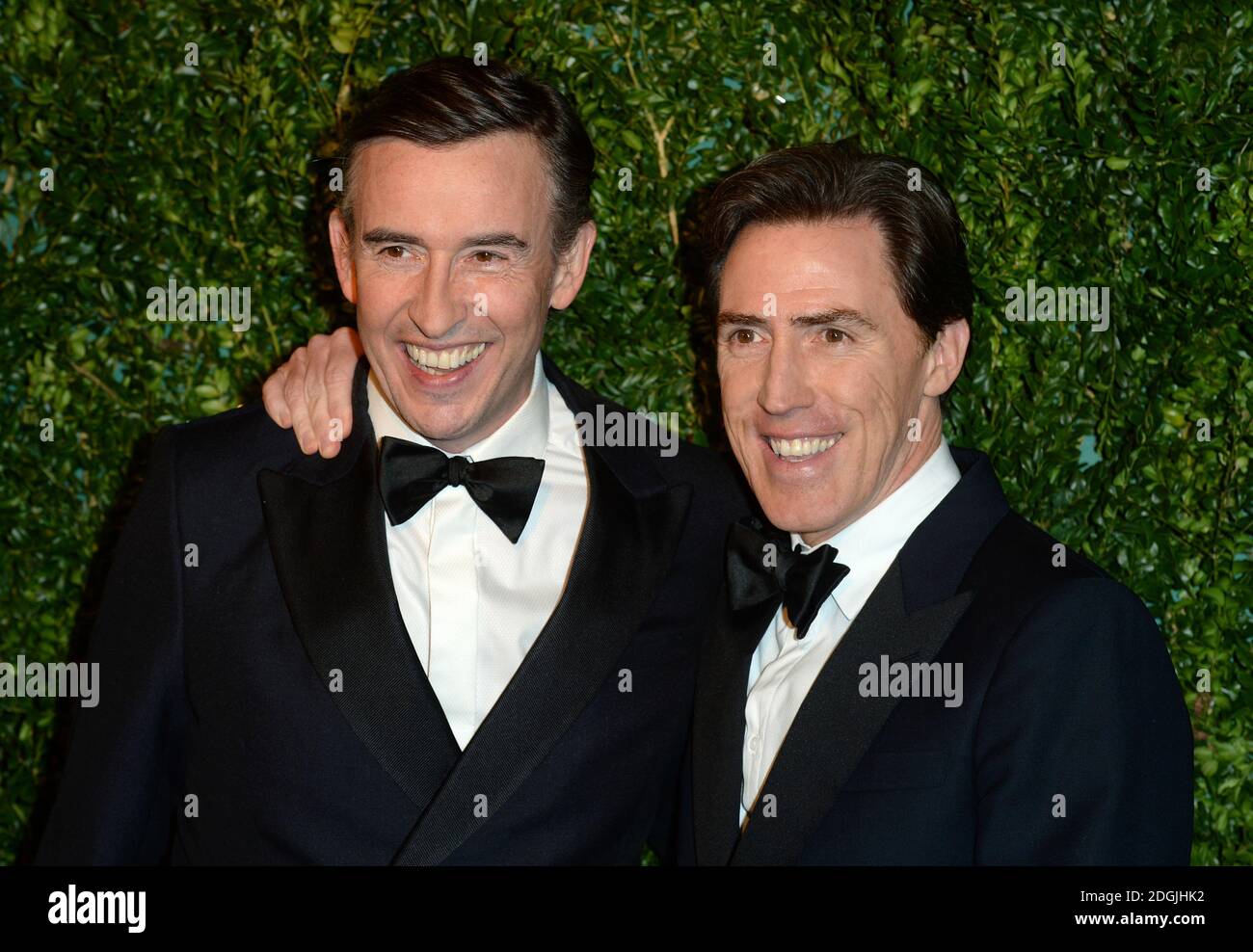 Steve Coogan and Rob Brydon arriving at the 60th Evening Standard Theatre  Awards, The Palladium Theatre, London Stock Photo - Alamy