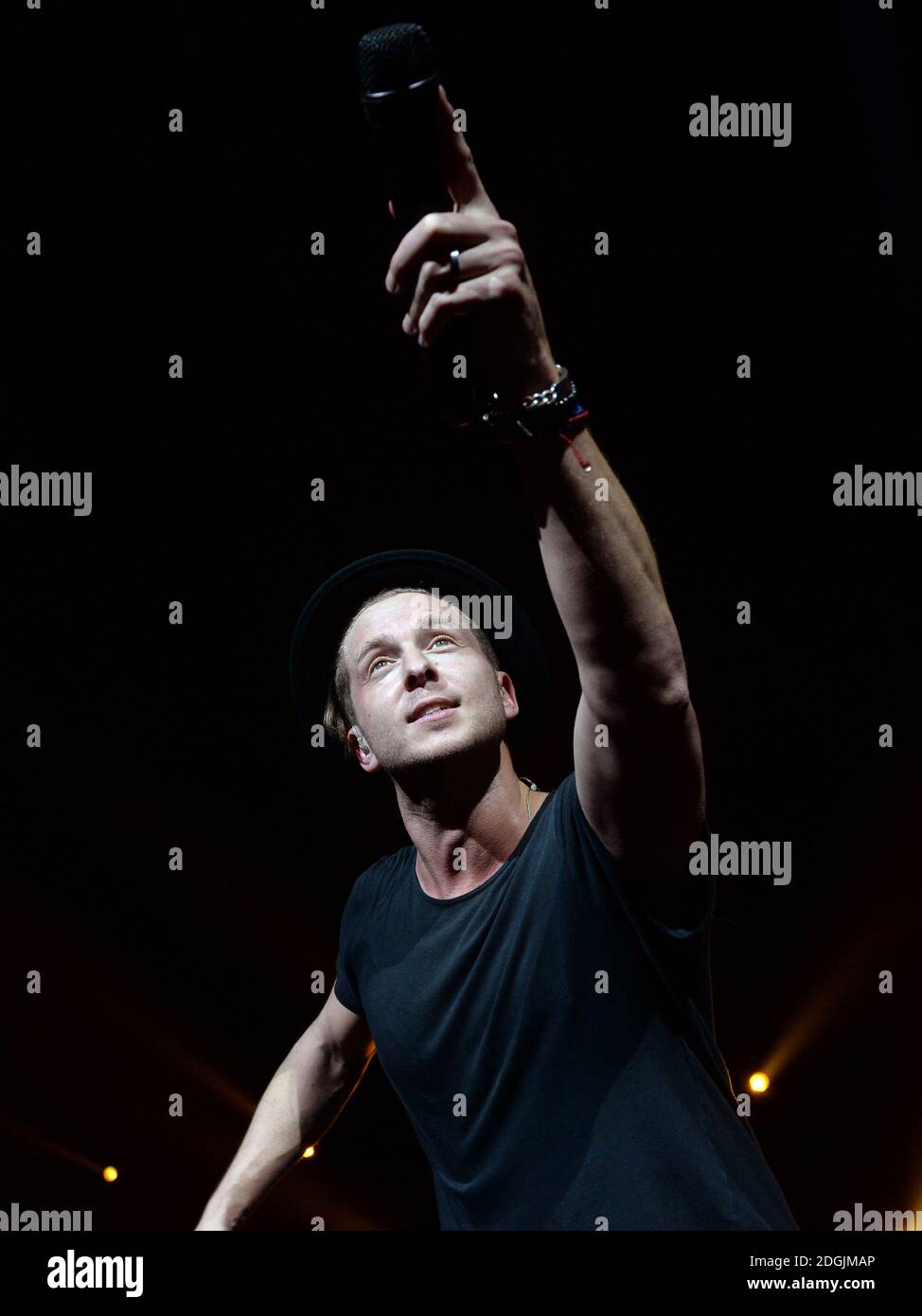 EXCLUSIVE Ryan Tedder of One Republic live on stage during the Capital ...