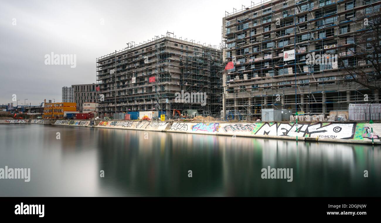 Construction sites in Berlin Stock Photo