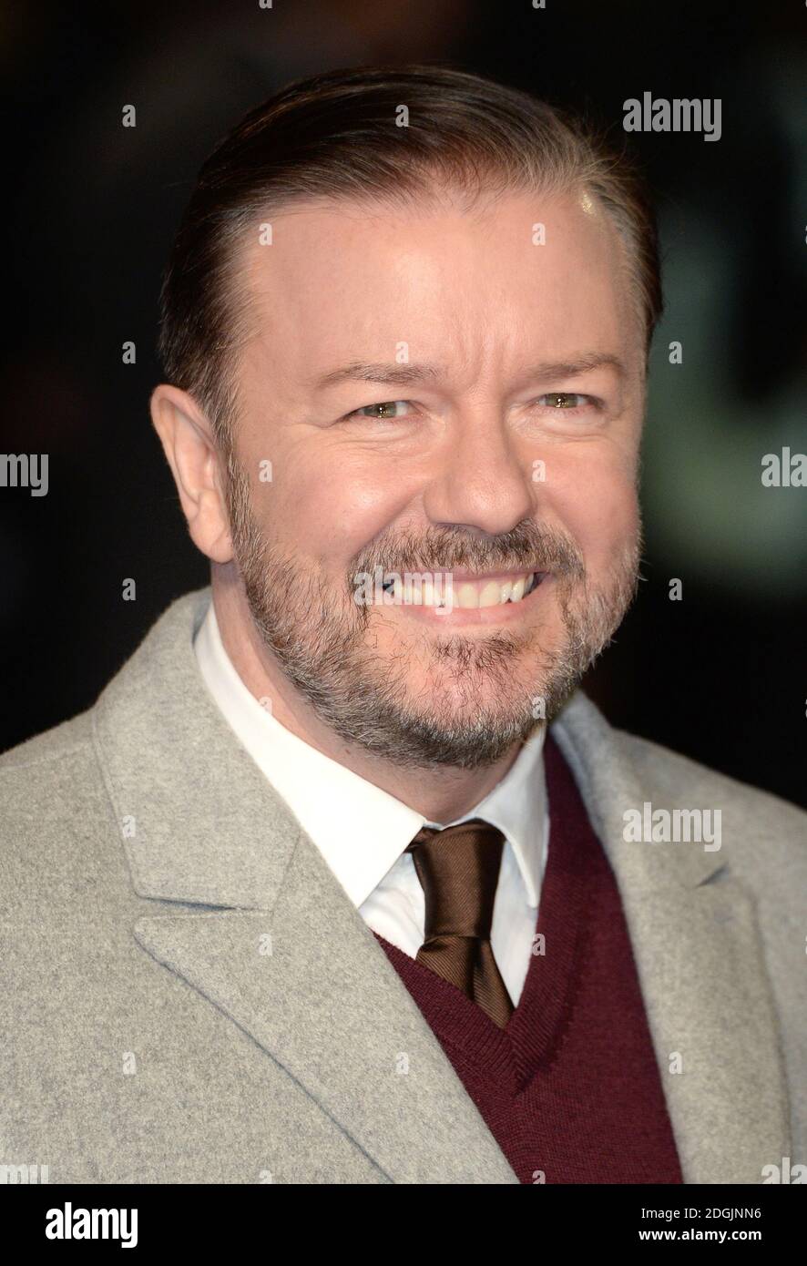 Ricky Gervais arriving at the Night at the Museum Secret of The Tomb