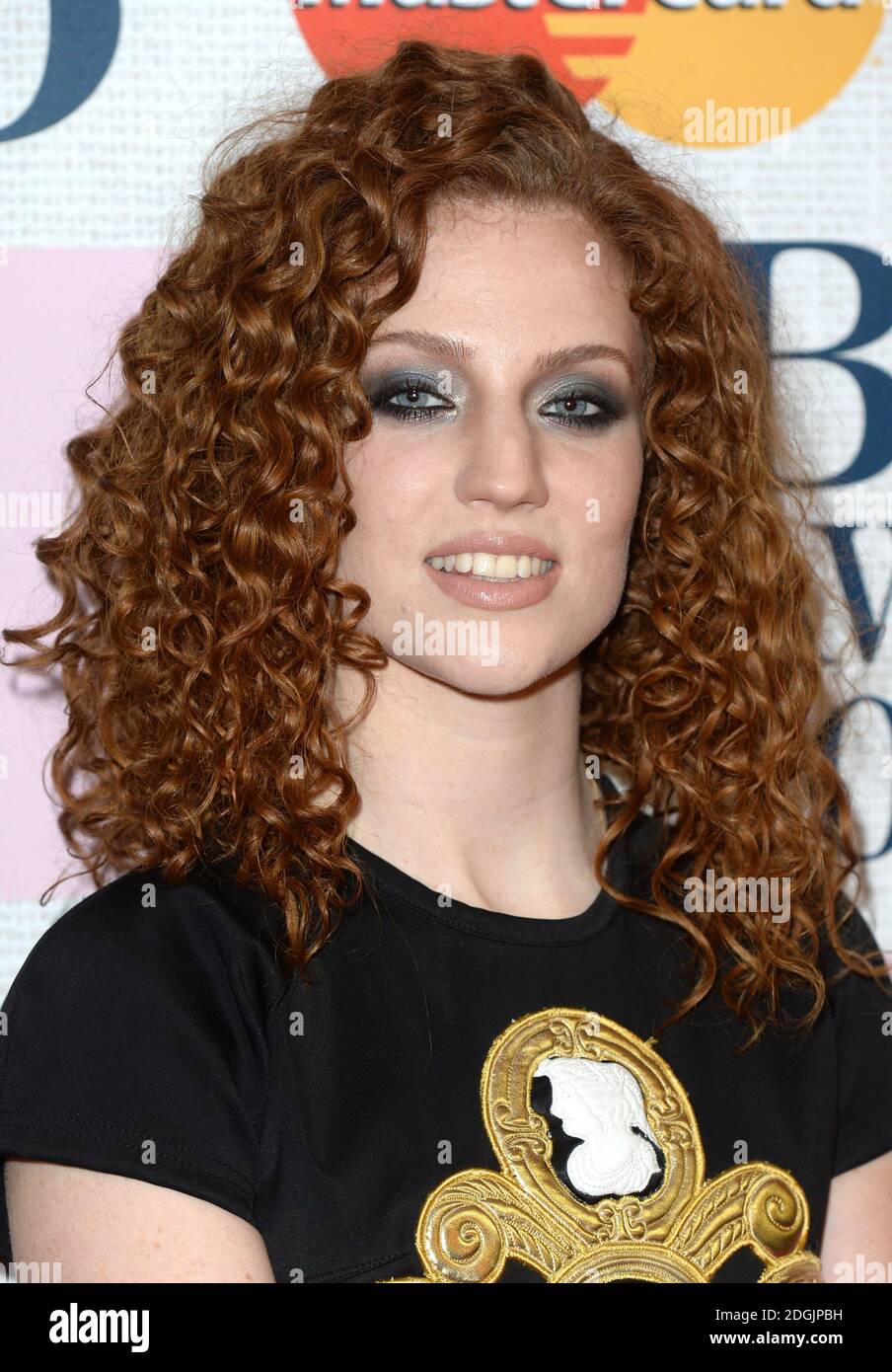 Jess Glynne arriving at the BRITs Launch 2015, ITV Studios, London