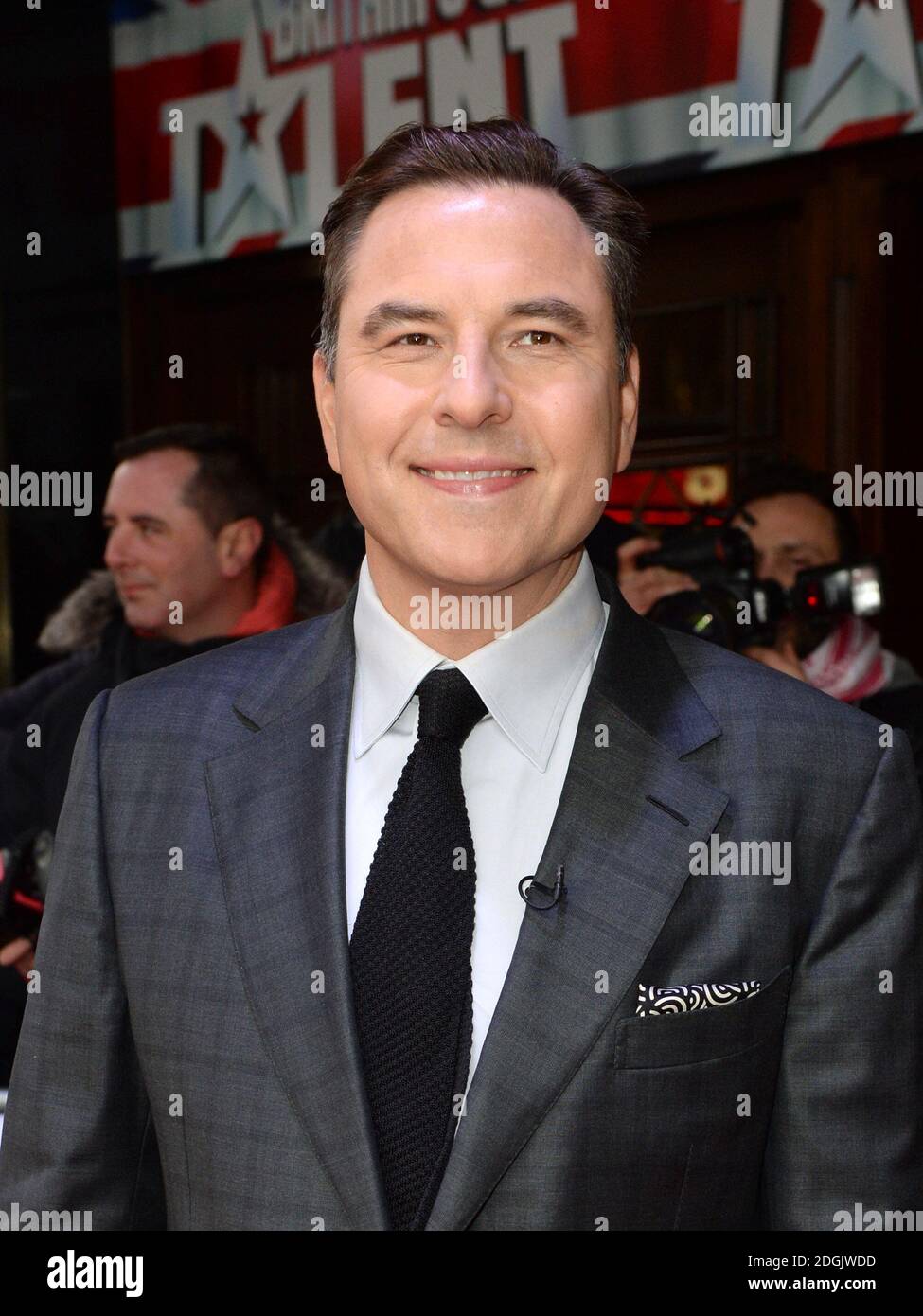 David Williams arriving at the Britains Got Talent auditions held at