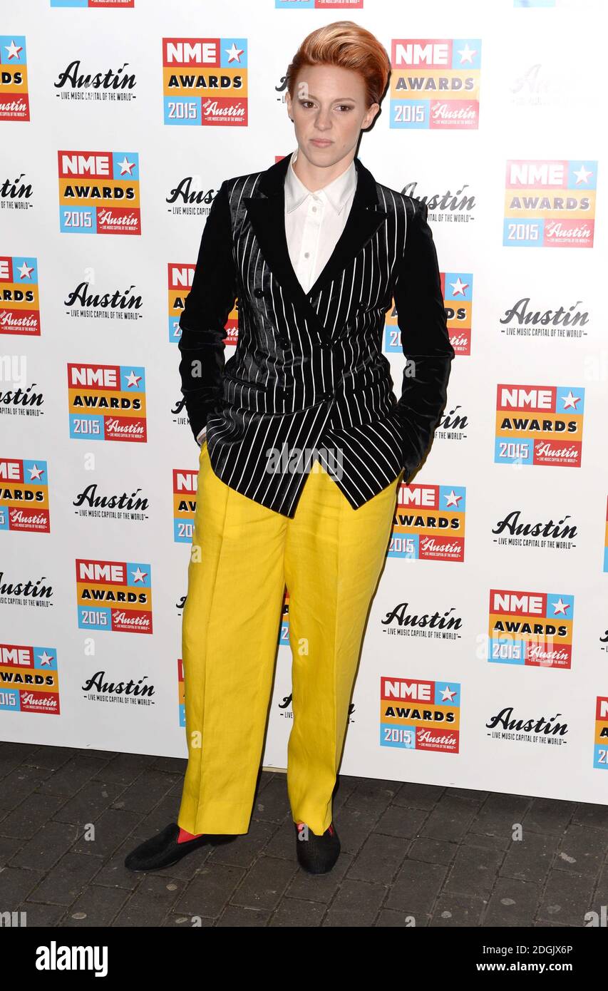 La Roux attending the NME Awards 2015 with Austin Texas held at O2 ...