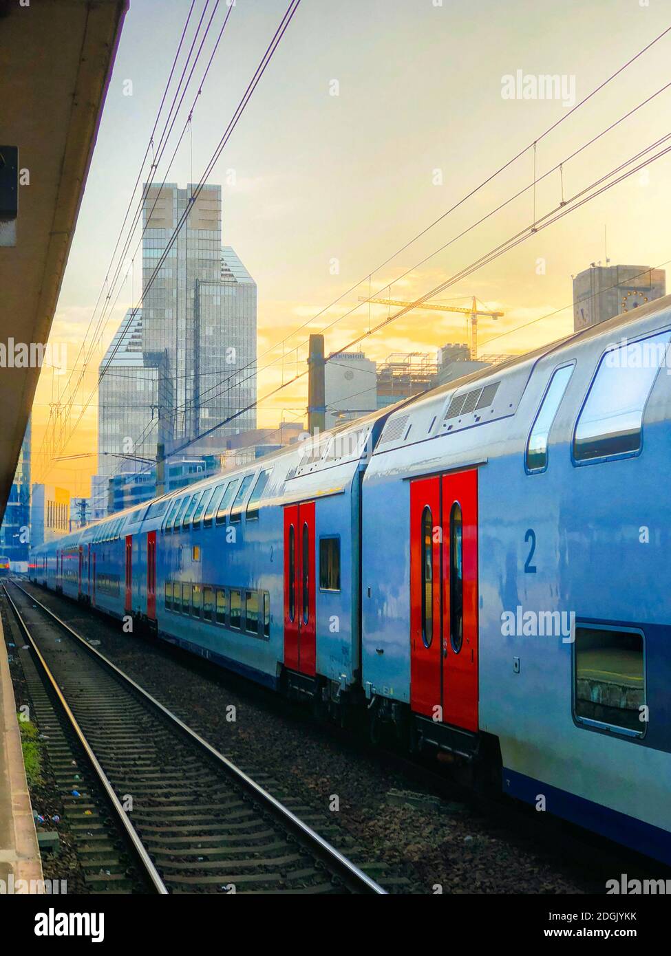 Waiting train train platform hi-res stock photography and images - Alamy
