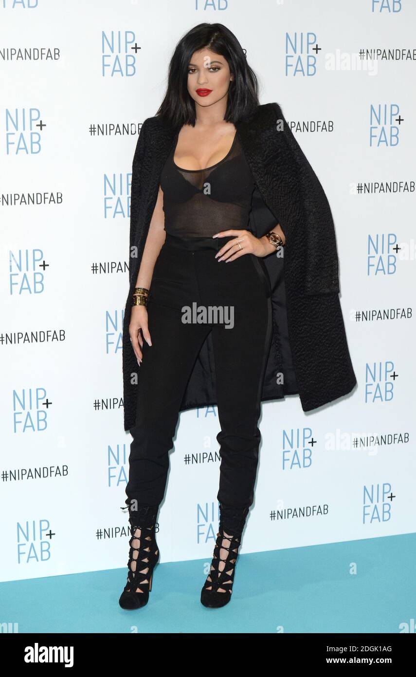 Kylie Jenner at a photocall to celebrate becoming the global ambassador
