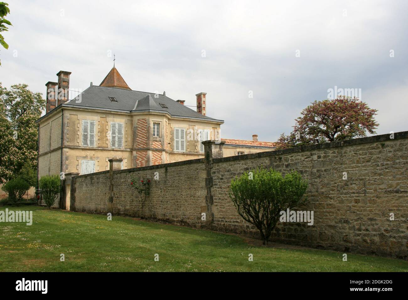 former presbytery in surgères in france Stock Photo