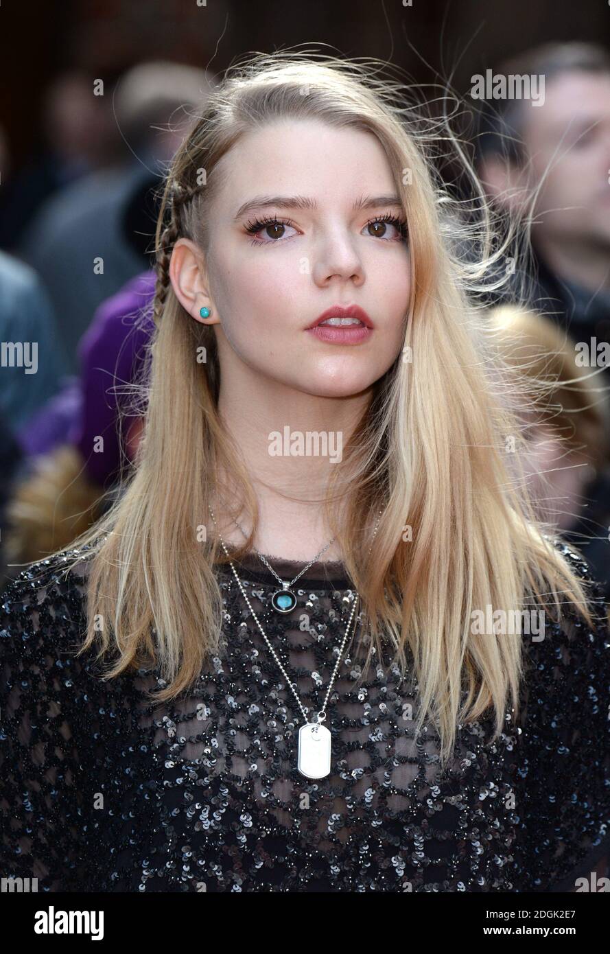 Anya Taylor Joy Attending The Jameson Empire Film Awards 2015 Held At Grosvenor House On Park Lane London Stock Photo Alamy
