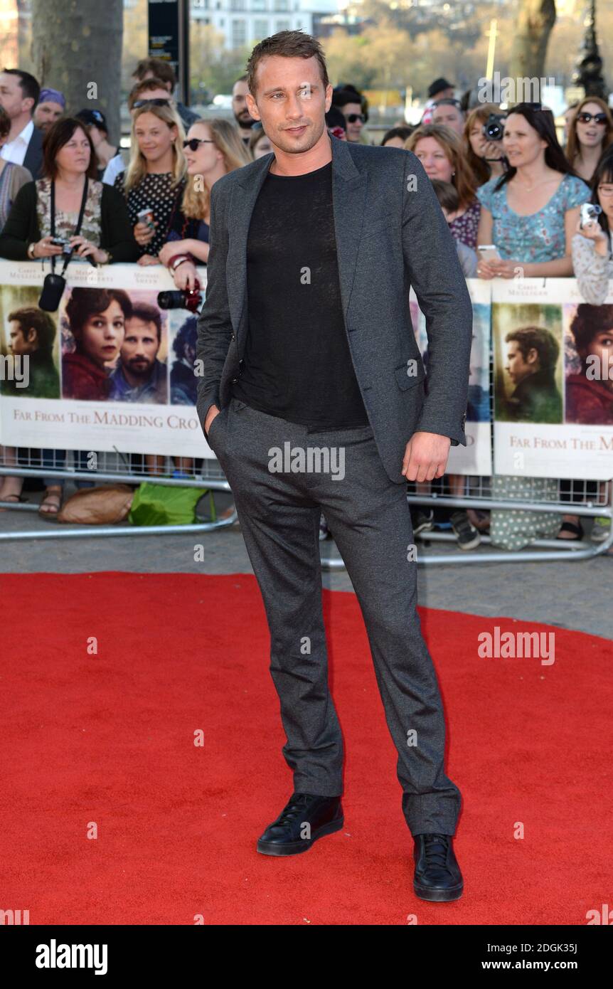 Matthias Schoenaerts attending the Far From The Madding Crowd World