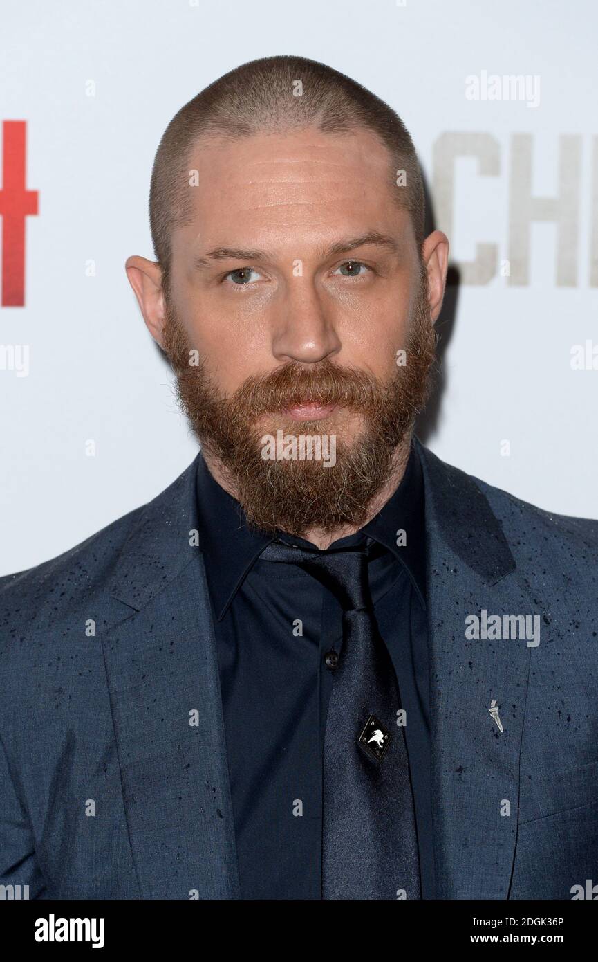 Tom Hardy attending the UK film premiere of Child 44 held at the VUE West  End Cinema in Leicester Square, London Stock Photo - Alamy