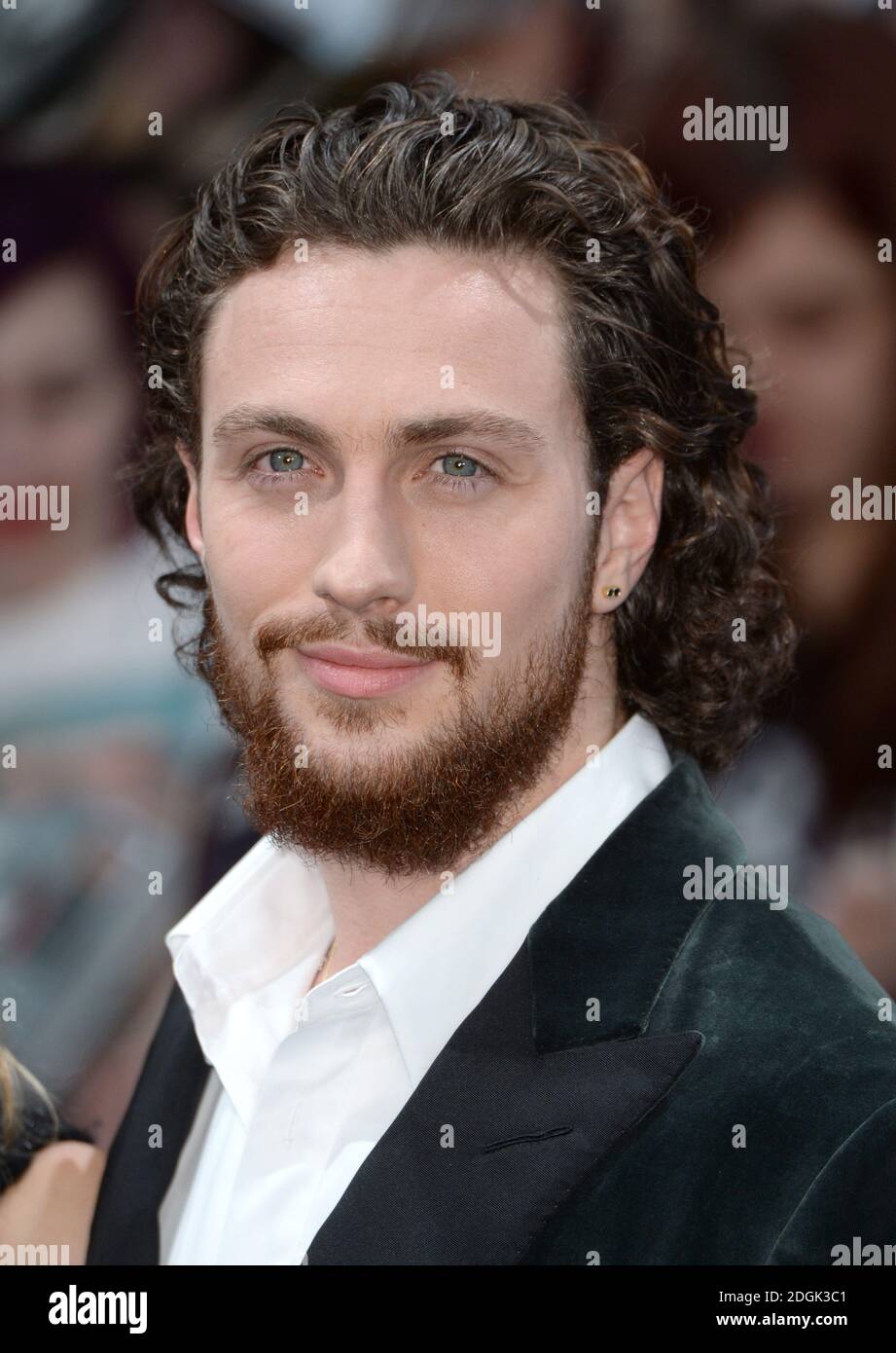 Aaron Taylor-Johnson (Pietro Maximoff/ Quicksilver) attending Marvel Avengers: The Age Of Ultron European Film Premiere held at the VUE cinema in Westfield, London Stock Photo