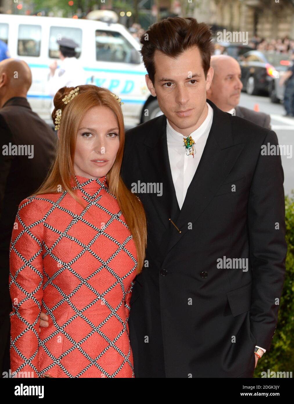 Mark Ronson and Josephine de La Baume attending The Metropolitan Museum ...