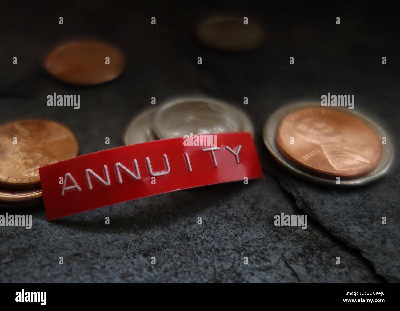 Annuity investment concept Stock Photo