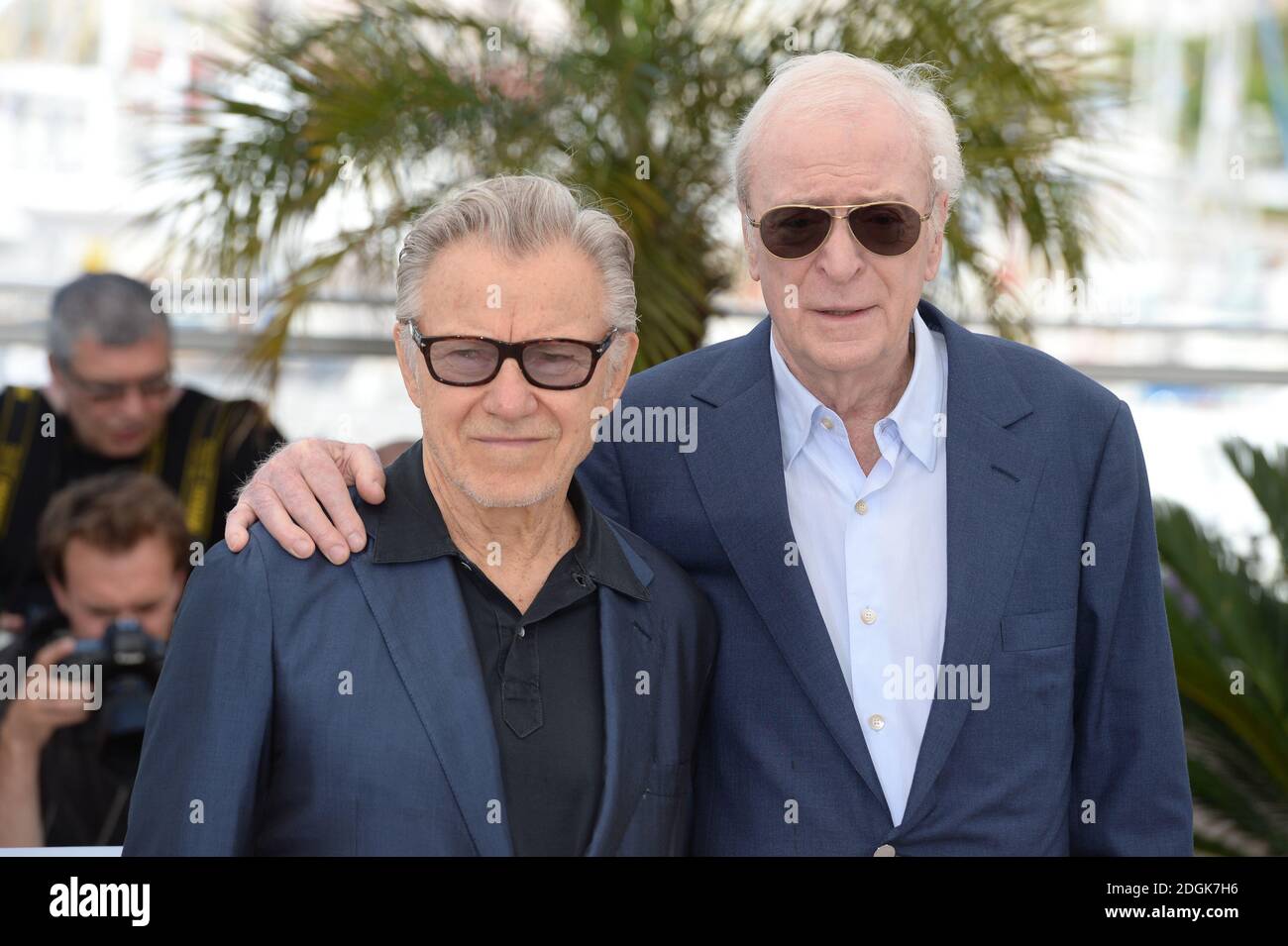 Harvey Keitel and Michael Caine attending the photocall for Youth at