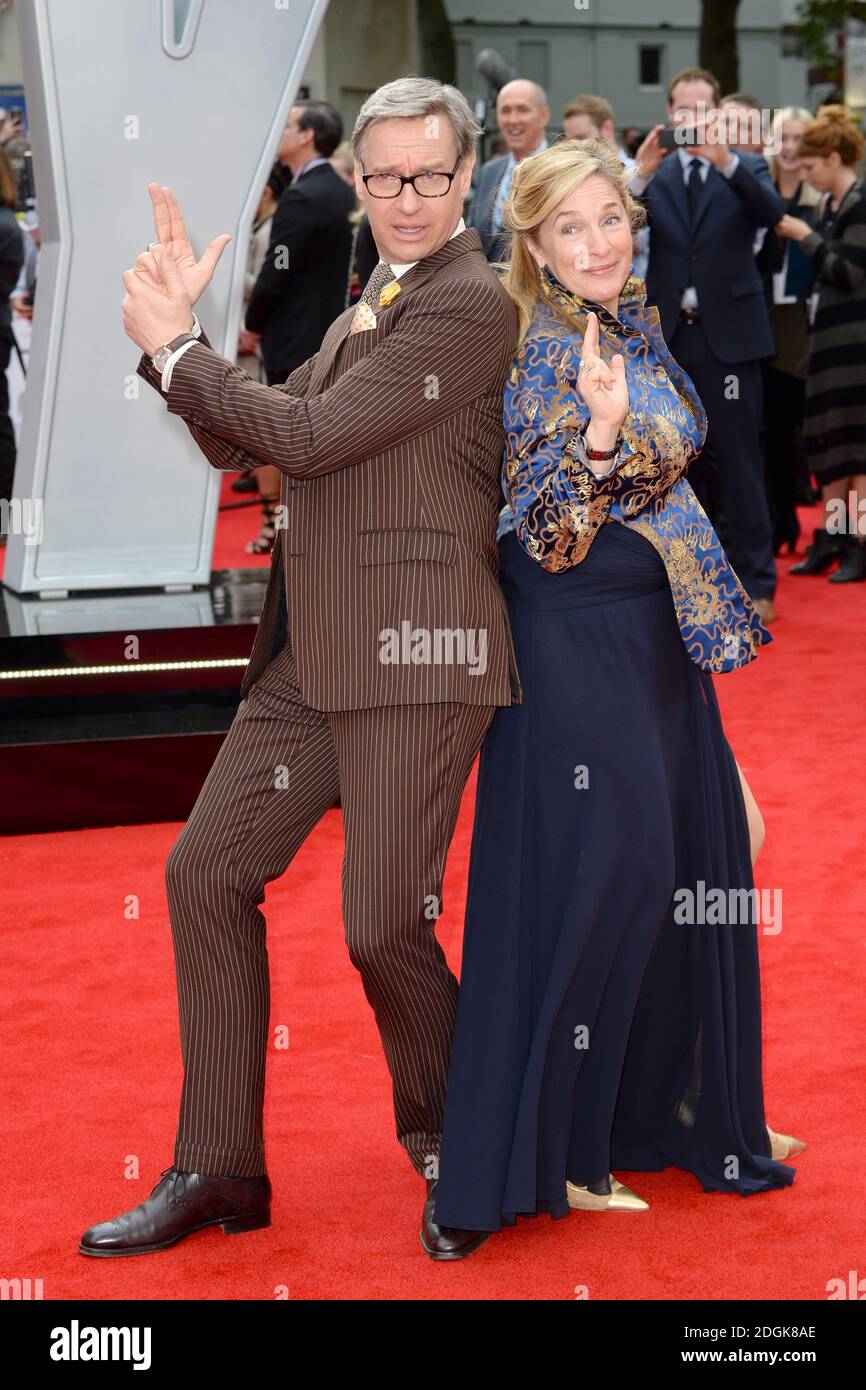 Paul Feig and Jenno Topping attending the European premiere of Spy held at the Odeon cinema Leicester Square, London    (Mandatory Credit: DOUG PETERS/ EMPICS Entertainment) Stock Photo