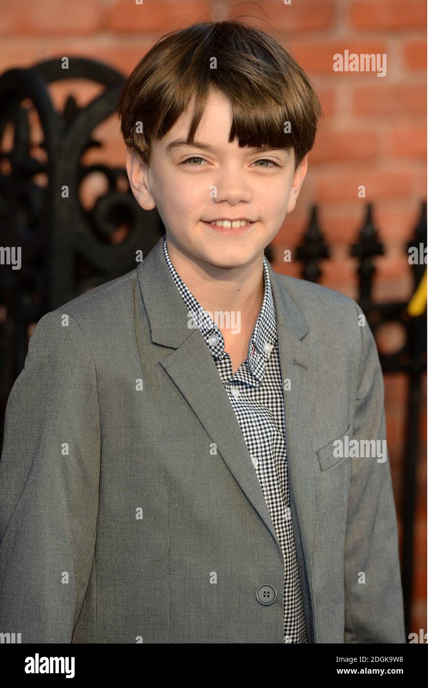 Milo Parker attending the UK film Premiere of Mr Holmes held at the
